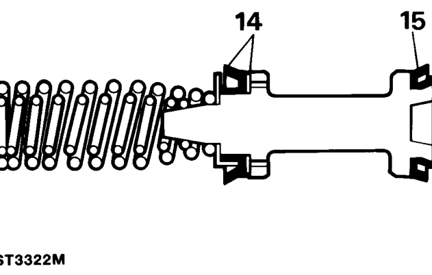 Renewing secondary plunger seals – plunger and discard: