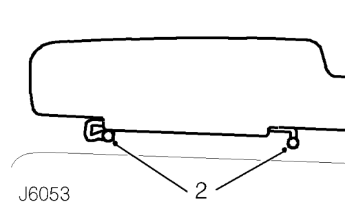 Remove remove – Secure mirror with retaining screw.