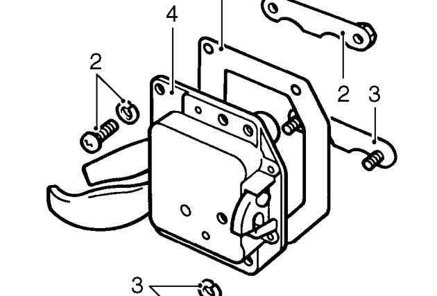 Tail door lock - soft top refit – Adjust striker as necessary.