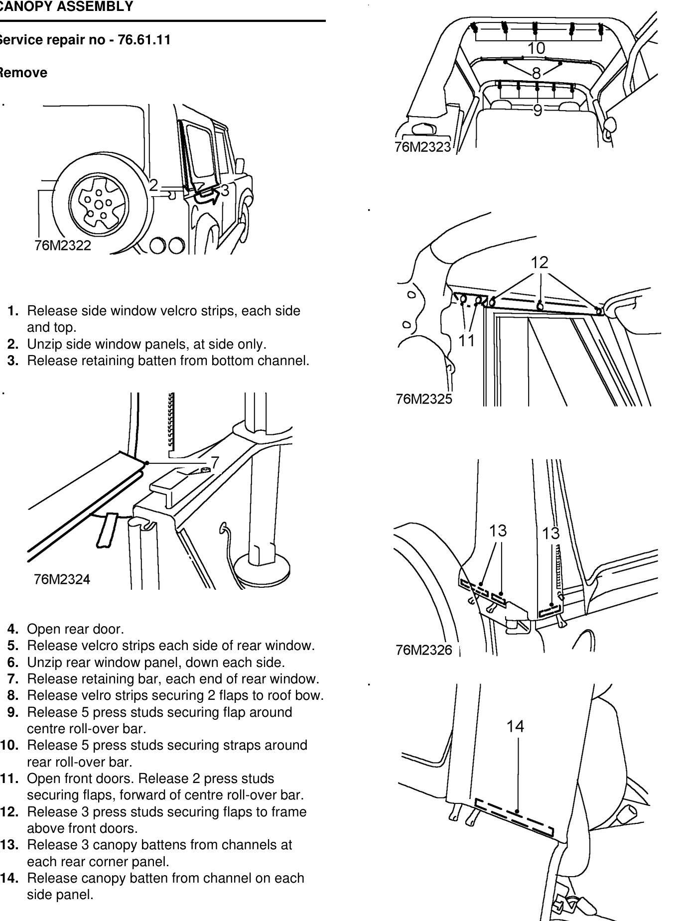 Canopy assembly