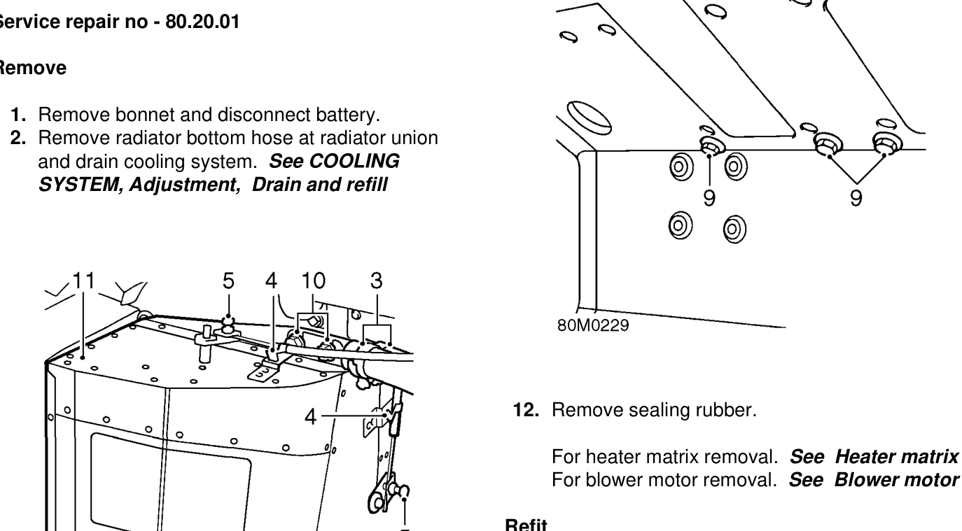 Heater unit