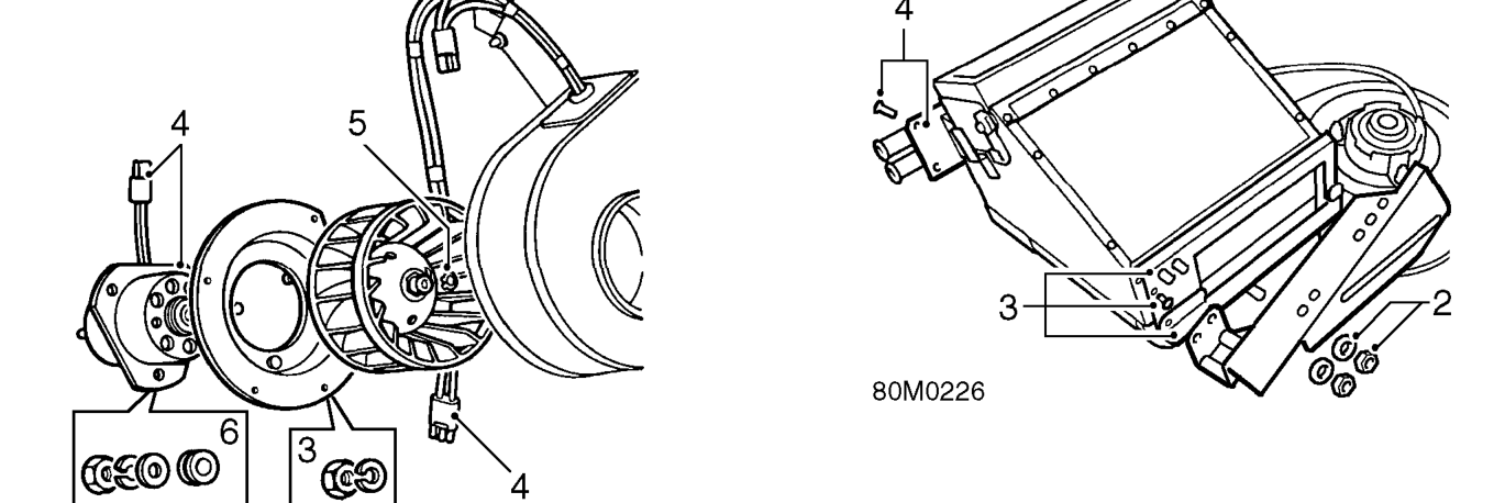 Remove remove – heater unit. Pivot bracket to remove from studs.