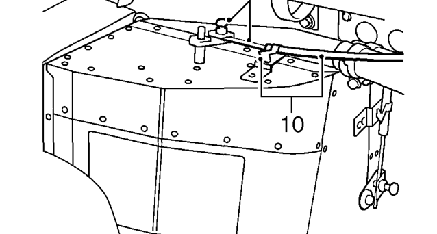 Slacken grub screw and release inner cable from clevis.