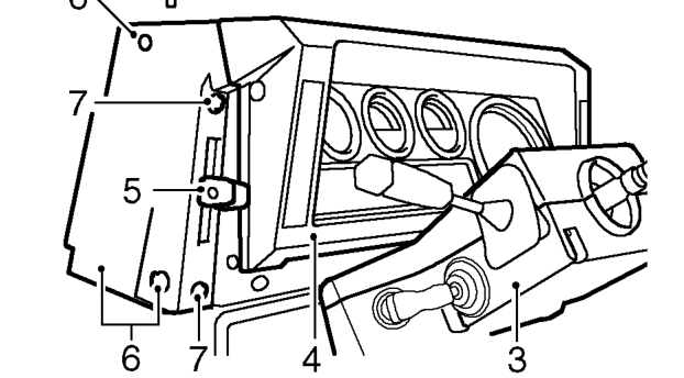 Heater control cable - air distribution – Remove heater duct assembly.