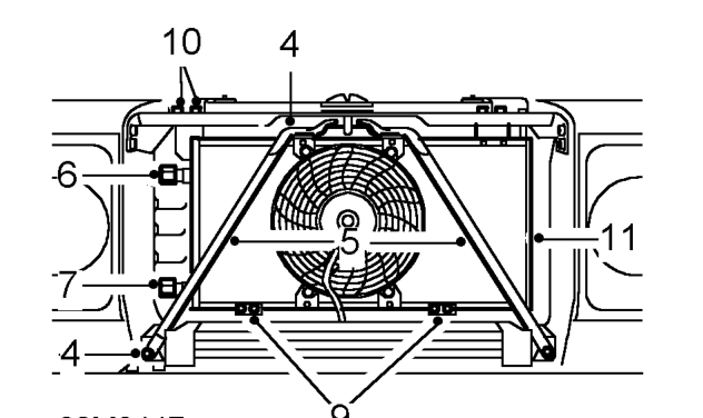 Condenser refit – Fit condenser fan.