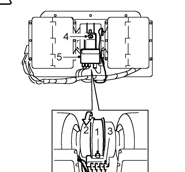 Note: access below evaporator unit. – Carry out system test.