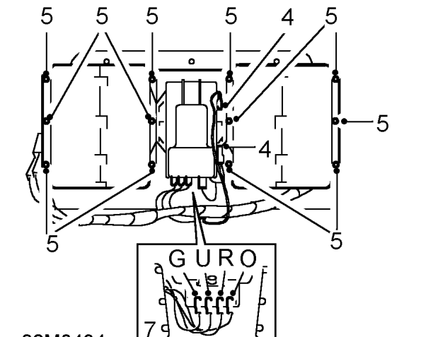 Remove remove – Position evaporator unit above centre console and seat panel.
