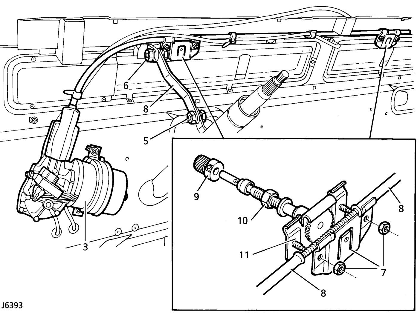 Windscreen wiper wheel boxes – Service repair no - 84.15.25