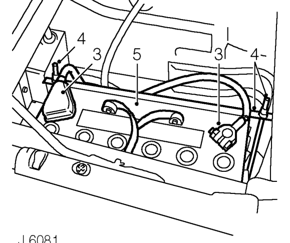 Battery refit – always disconnect negative ’-’ lead first. If positive 10. Fit seat cushion. ’+’ lead is d
