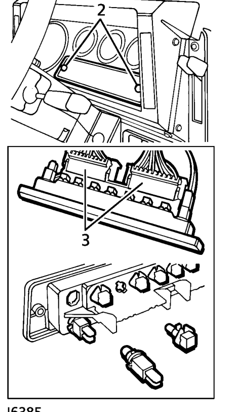 Warning lamp assembly instrument illumination - bulb – Disconnect battery.