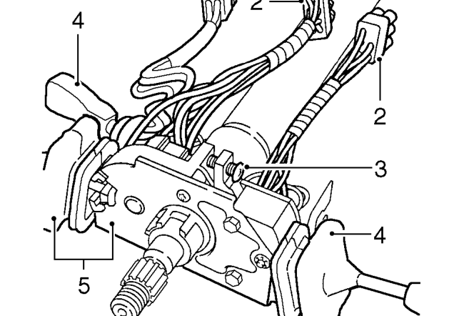 Remove steering column nacelle.