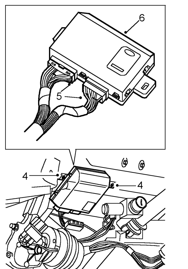 Immobilization (alarm) ecu refit – Remove instrument panel. See INSTRUMENTS, Repair, Instrument panel