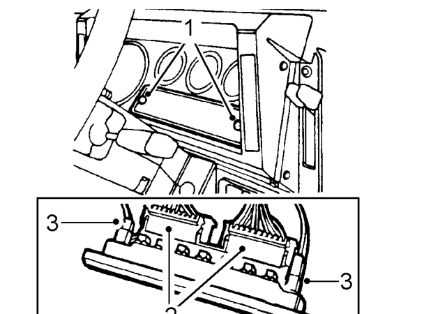 Remove remove – Secure switch panel to centre dash panel.