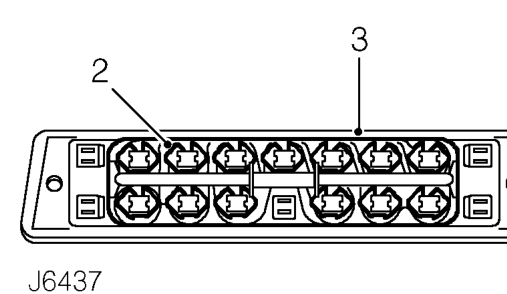 Printed circuit - warning light panel – Remove warning light panel. See Warning light panel