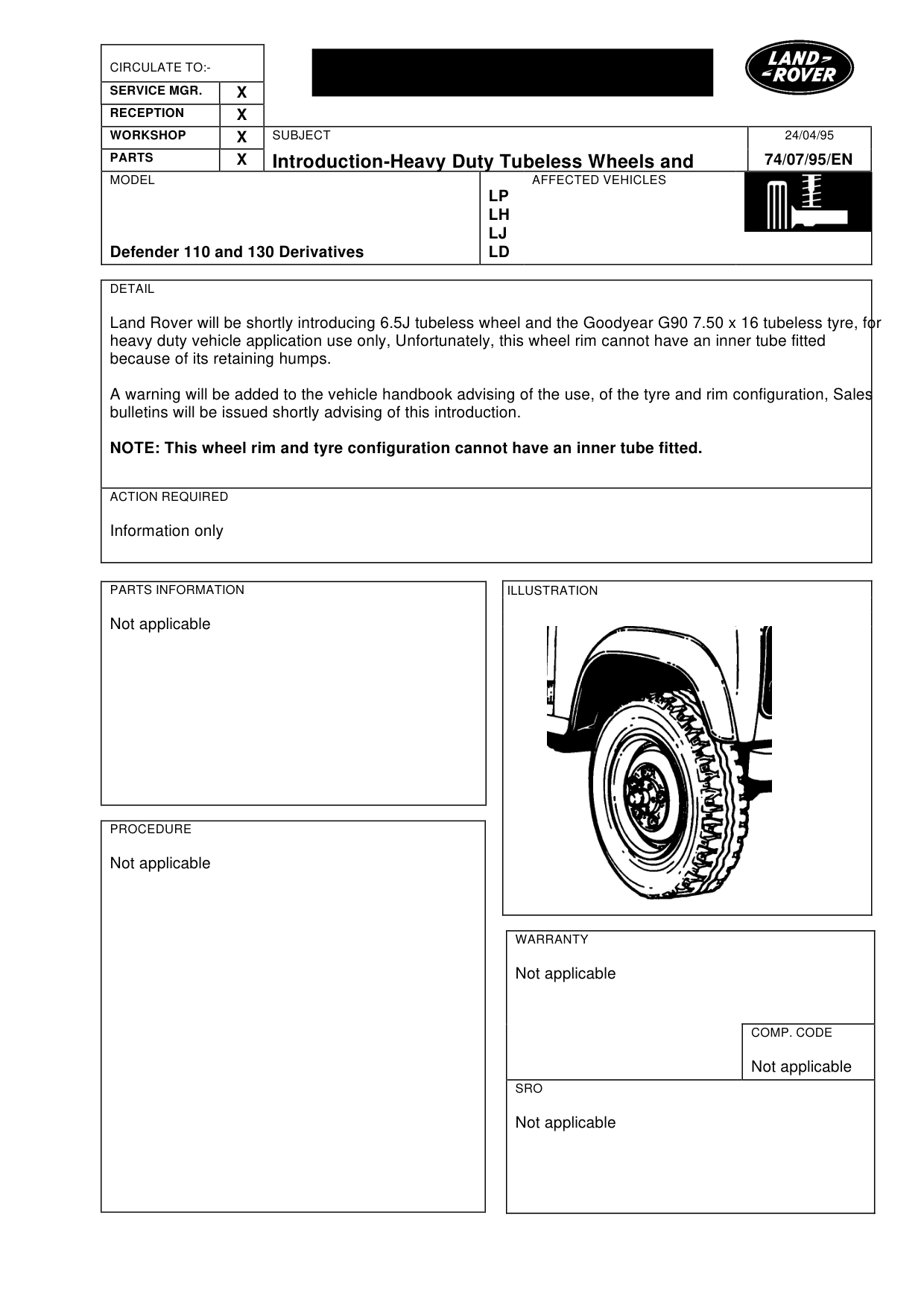 Introduction-Heavy Duty Tubeless Wheels And Tyres – bulletin page 1