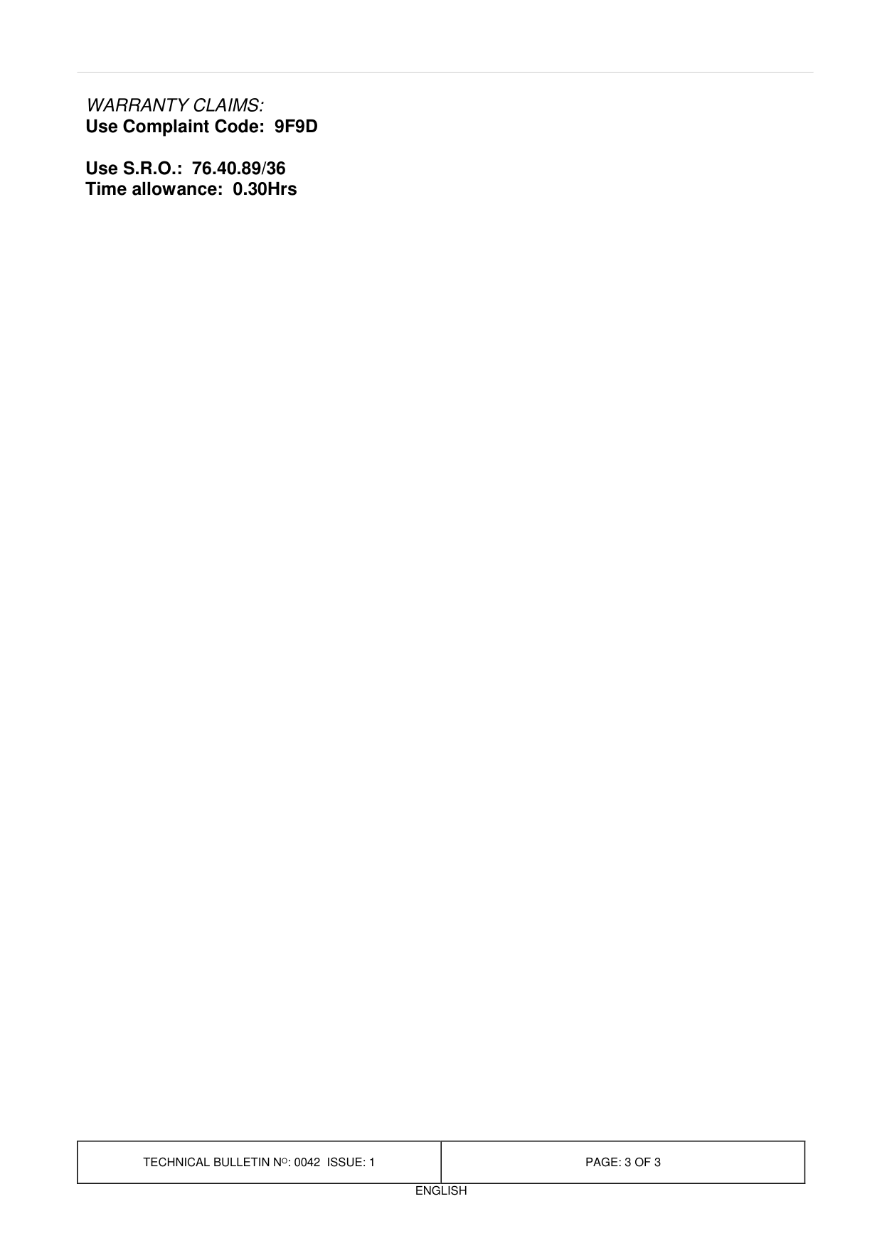 Tailgate Support Cable Broken – bulletin page 3