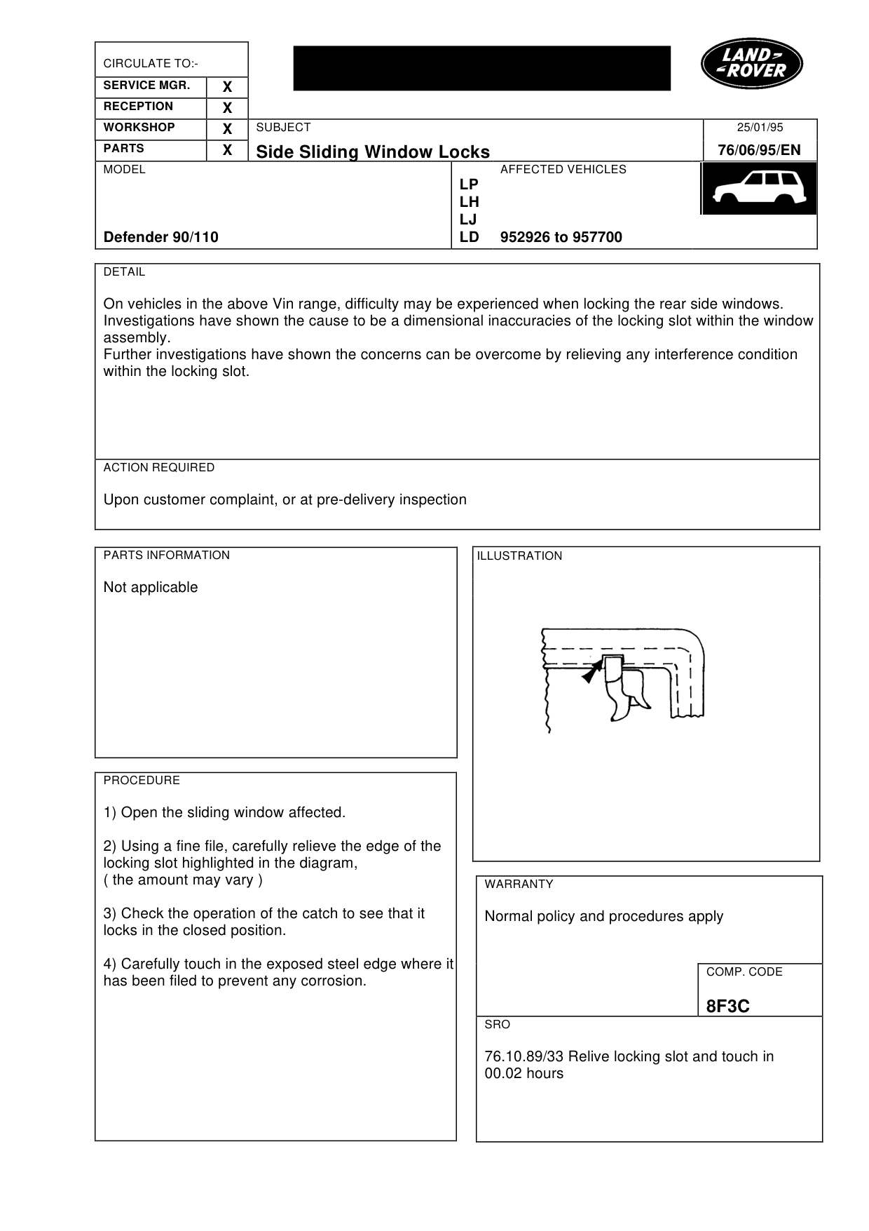 Side Sliding Window Locks – bulletin page 1