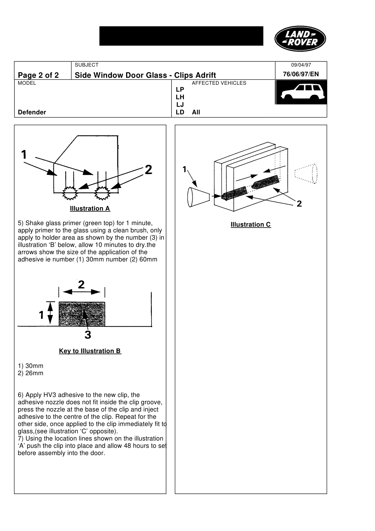 Side Window Door Glass Clips Adrift – bulletin page 2