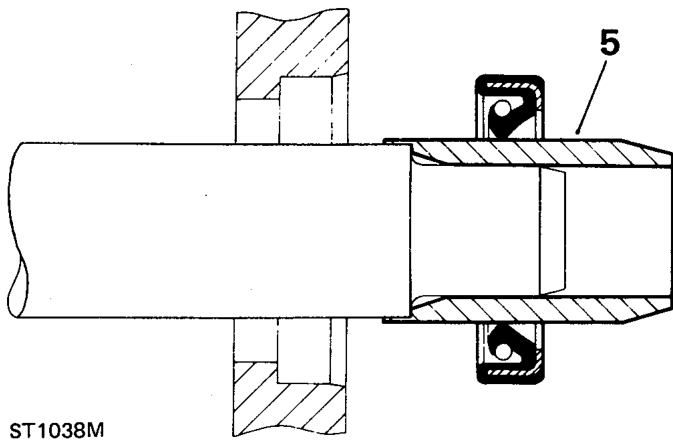 Oil seals – Ensure that seal spring, if provided, is correctly fitted.