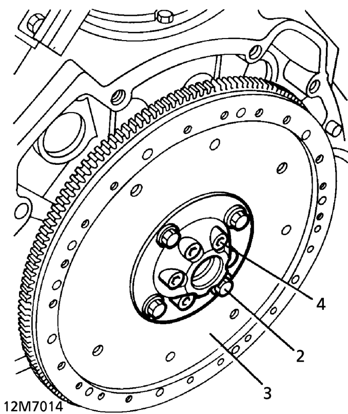 Drive plate refit – Fit gearbox and transfer box assembly.