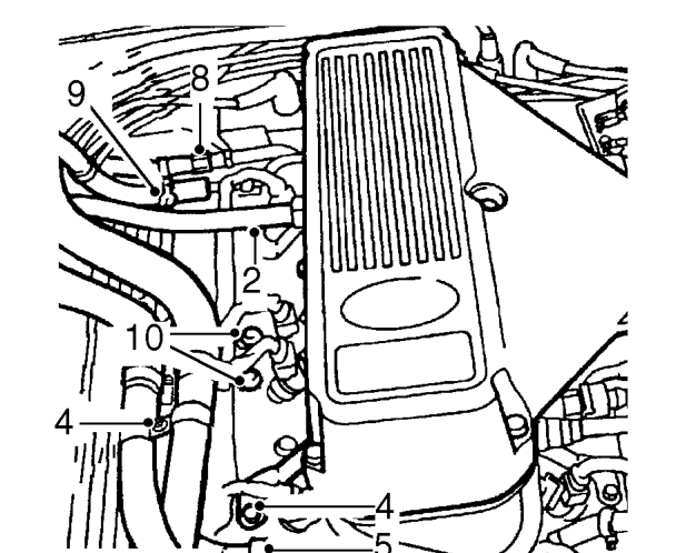 Rocker cover gasket - right hand – Disconnect battery negative lead.