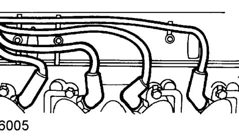 Caution: plug the connections. – Remove 2 bolts securing engine harness bracket to manifold.