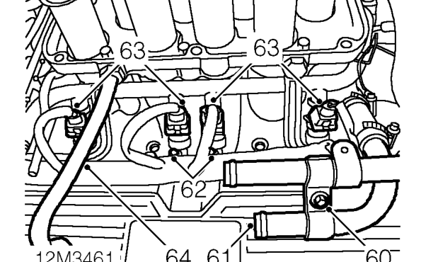 Remove 2 alternator terminal nuts and disconnect Lucar.