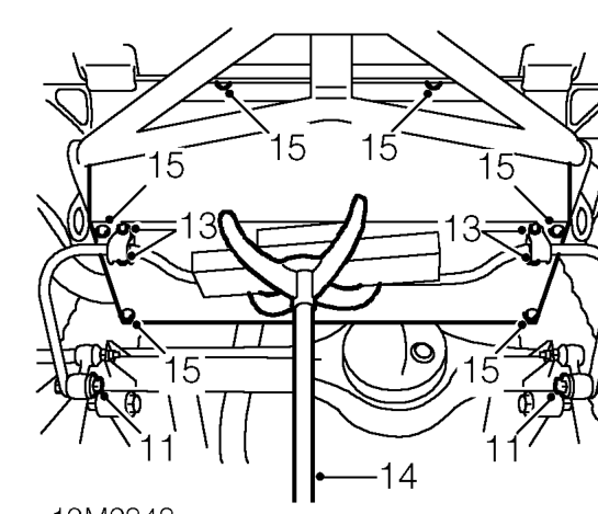 Do not carry out further dismantling if component – Plug the connections. 18. With assistance, lower jack, remove fuel tank