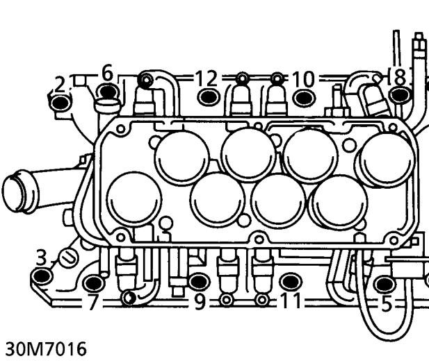 coolant hose from inlet manifold.