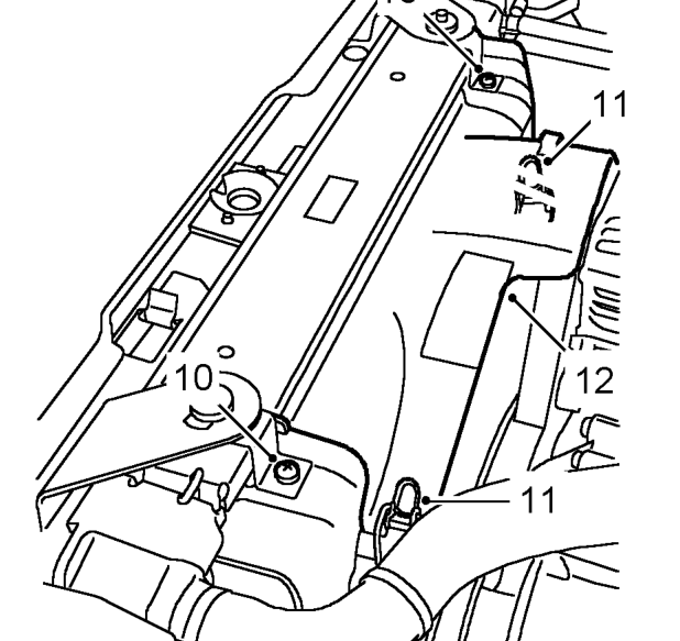 Remove split pin and clevis pin securing handbrake cable to lever. Discard split pin.