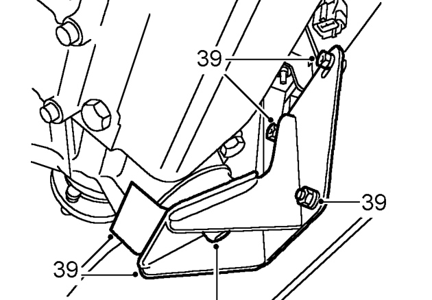 Position a jack to support main gearbox.