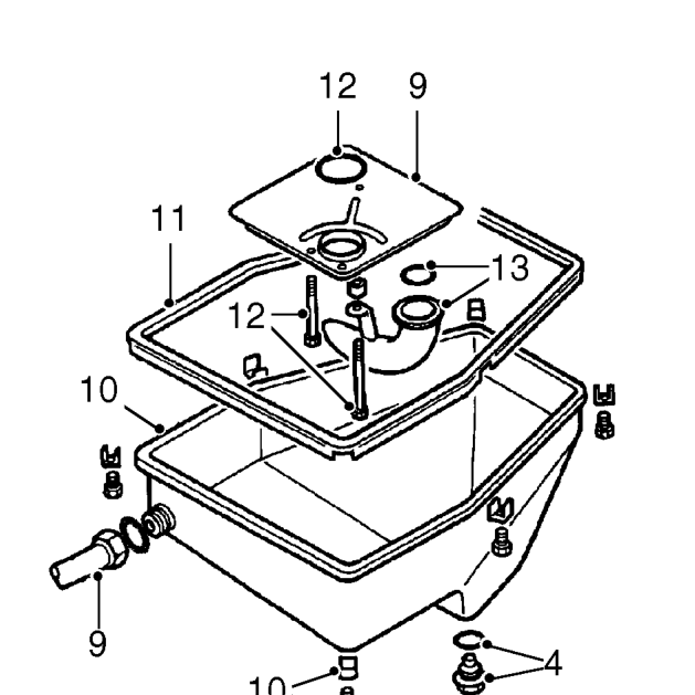 Fluid pan gasket and screen – Connect dipstick tube to fluid pan, tighten bolt at