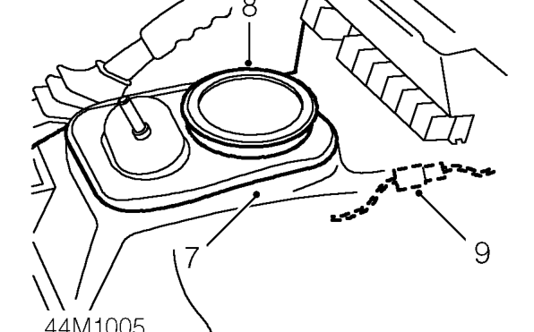 Remove centre console. See CHASSIS AND BODY, Repair, centre console