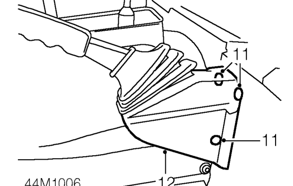 transfer box breather pipes to harness.