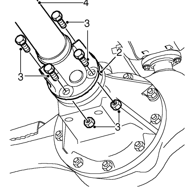 Differential pinion oil seal – Raise rear of vehicle.