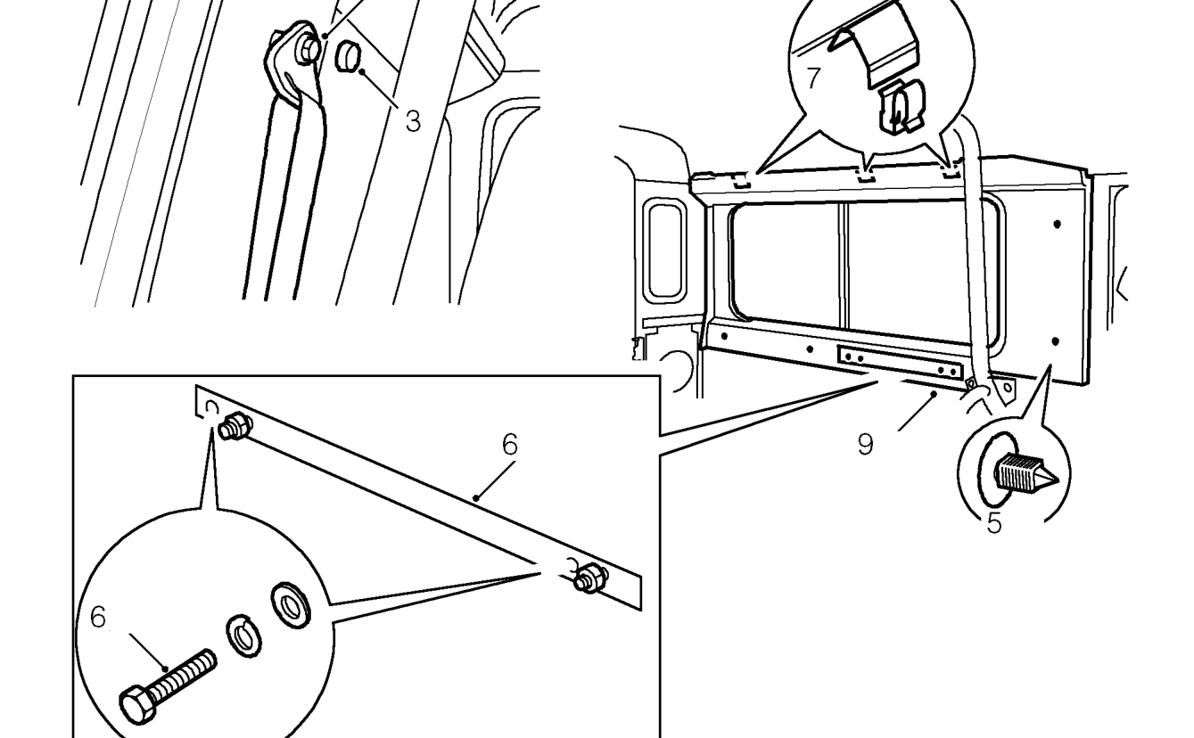 Side trim panel – Remove side trim panel from vehicle.
