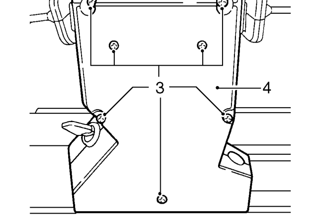 Lower fascia panel (heater duct) assembly – Remove steering wheel. If necessary, use puller LRT-57-014.