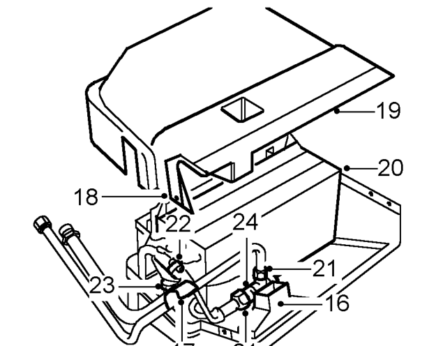 Caution: plug the connections. – Remove 6 screws securing upper to lower casing.