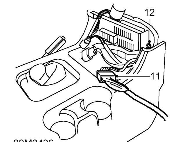 Extract harness from front of engine