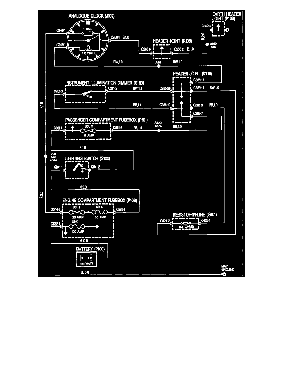 Land Rover Manuals > Defender 90 (LD) V84.0L (1997