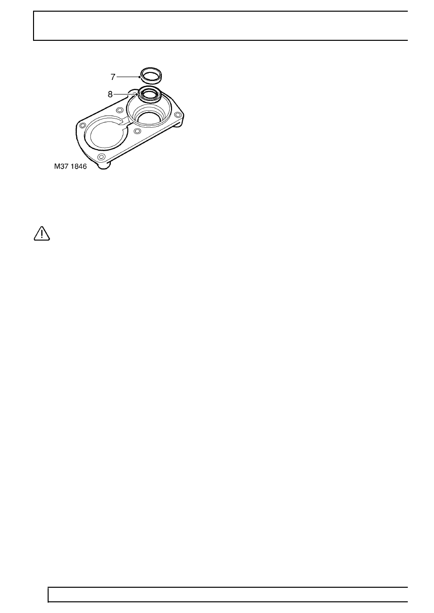 Land Rover Service and Repair Manuals > TD5 Defender > MANUAL GEARBOX COVER FRONT