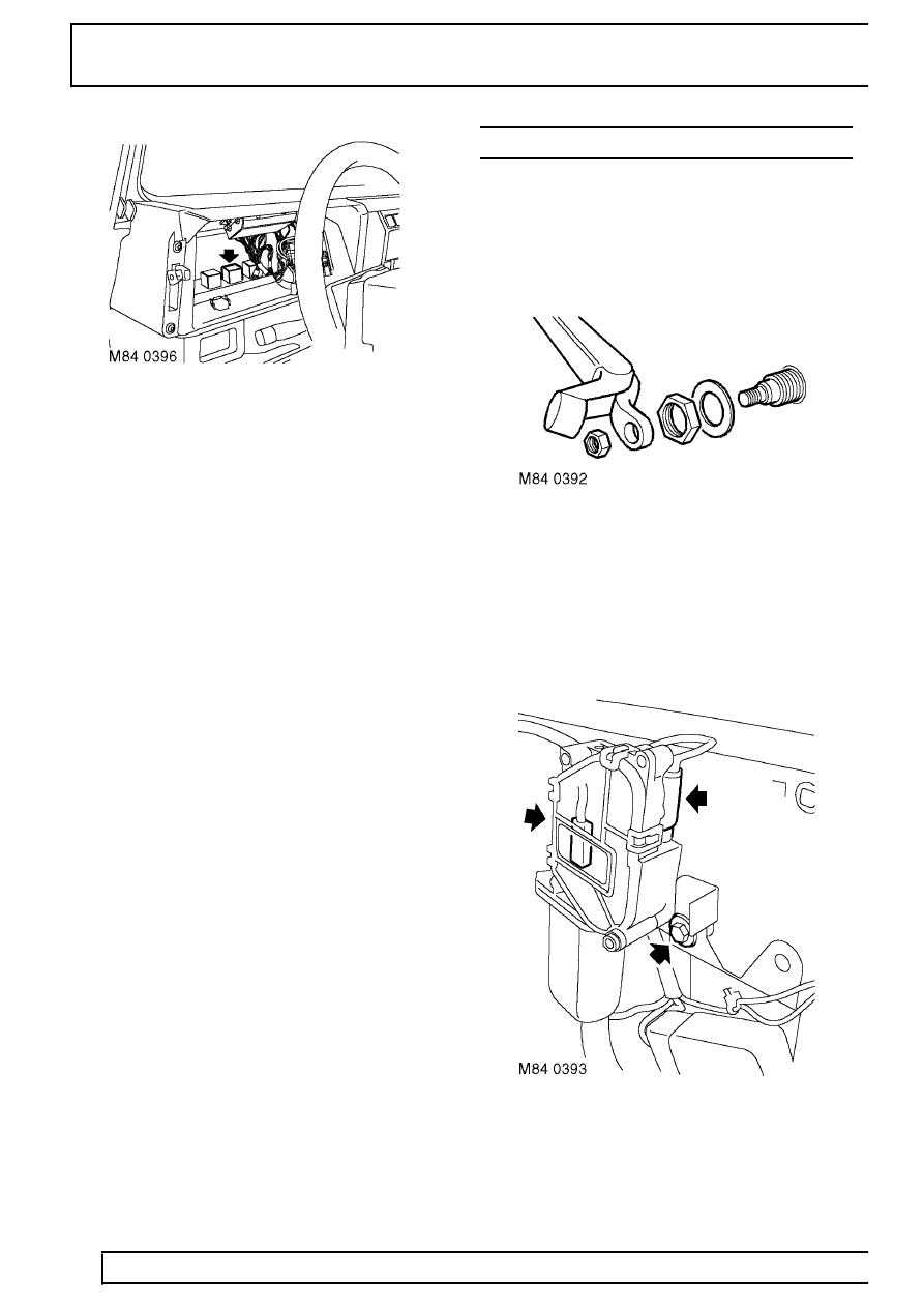 Land Rover Service and Repair Manuals > TD5 Defender > WIPERS AND WASHERS MOTOR