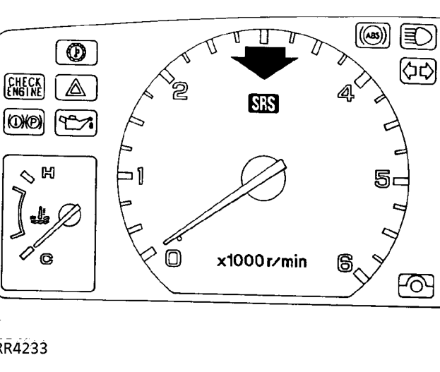 Srs warning light (airbag)