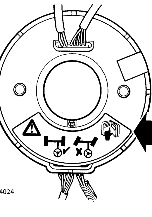 Warning labels – Refer to the Owner’s Handbook for information on the airbag system.