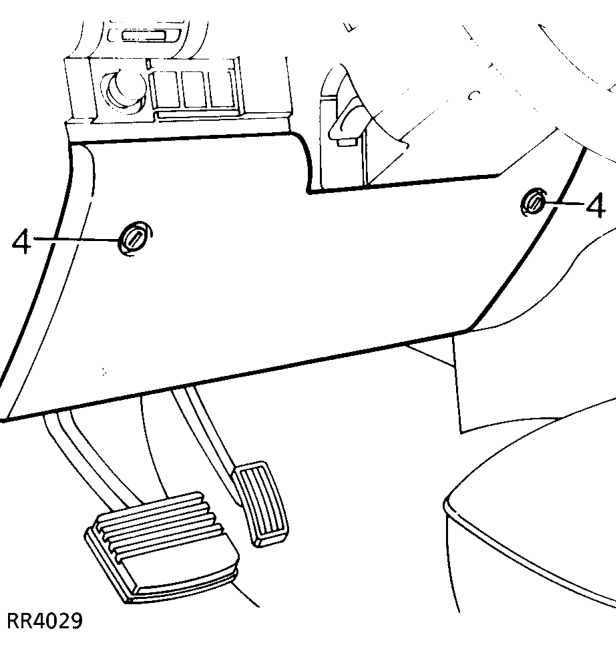 Refit rotary coupler – Release lever and lower steering column.