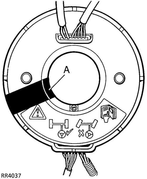 Align direction indicator cancellation bush. If