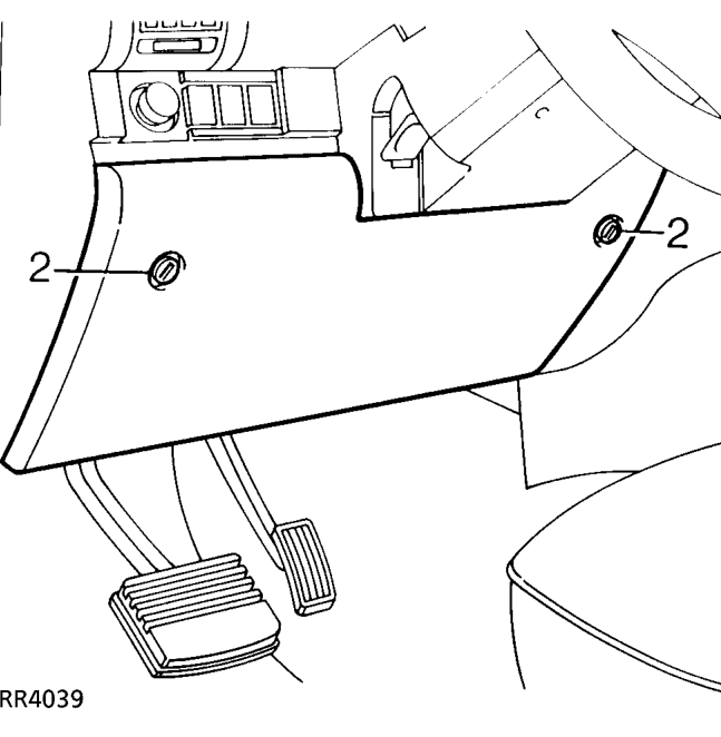 Rotary coupler centralise column switch assembly – Remove steering wheel. See this section.