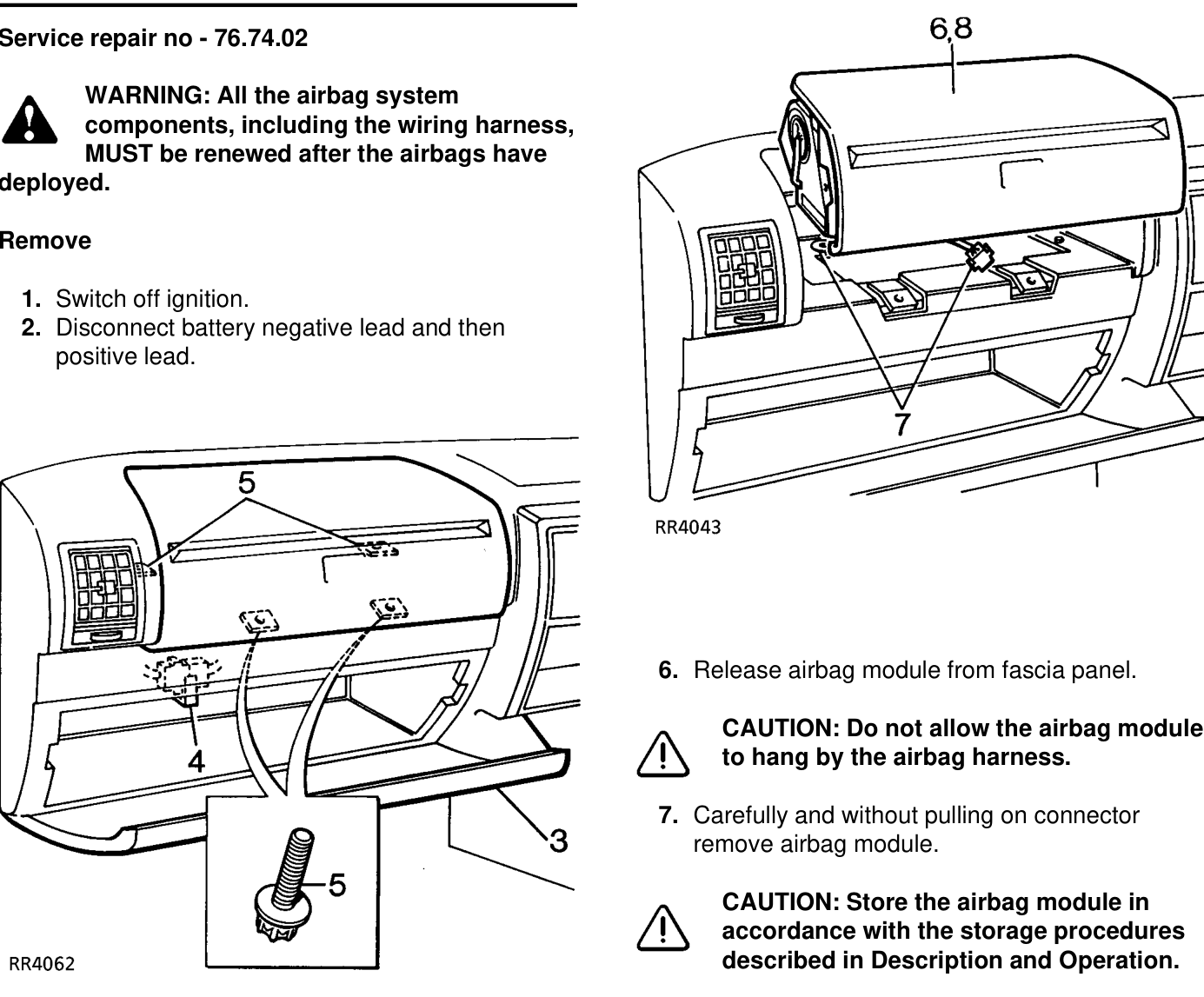 Passenger’s airbag module