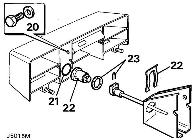 Removed from the door. – Fit the fulcrum and connecting rod to the barrel