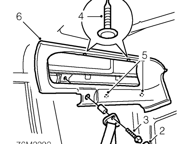 Alpine light trim casing – Remove RH ’E’ post trim casing. See this section.